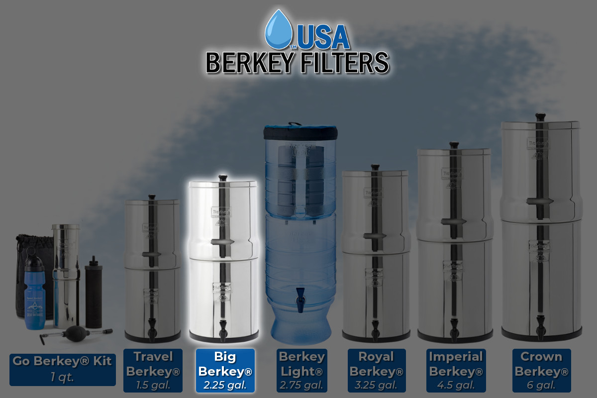 Big Berkey Water Filter with 4 Filters