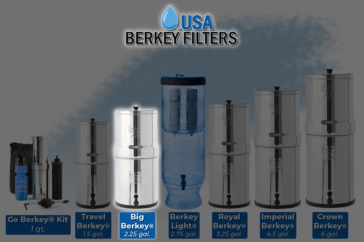 Big Berkey Portable Water Filter System