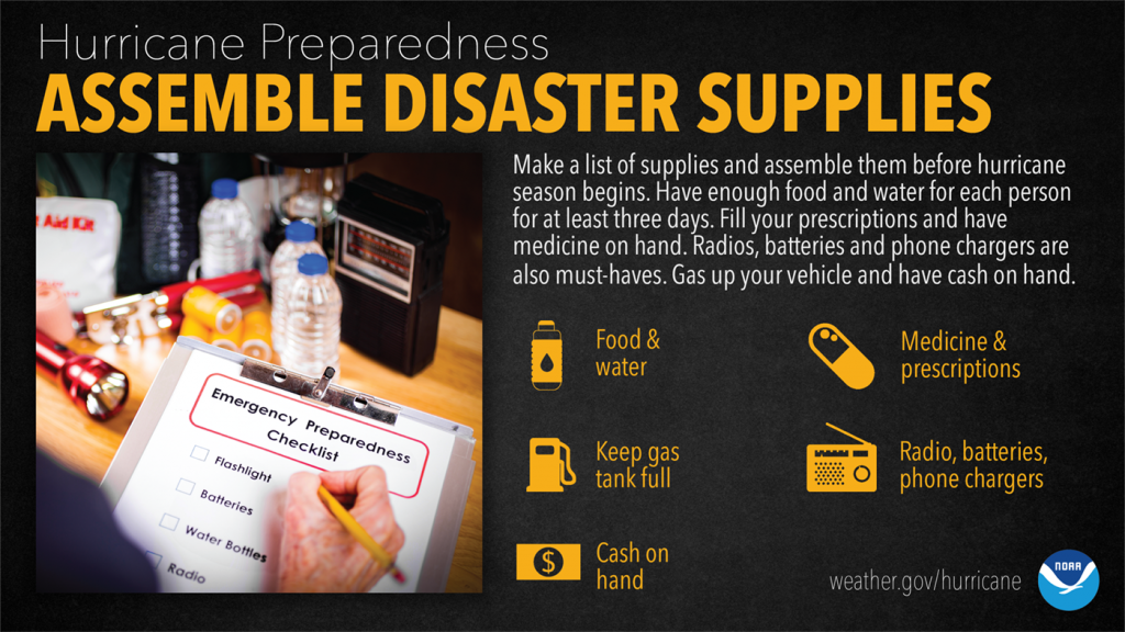 Preparing for a Hurricane images wrn hurricanep preparedness 3 HPW Assemble Supplies