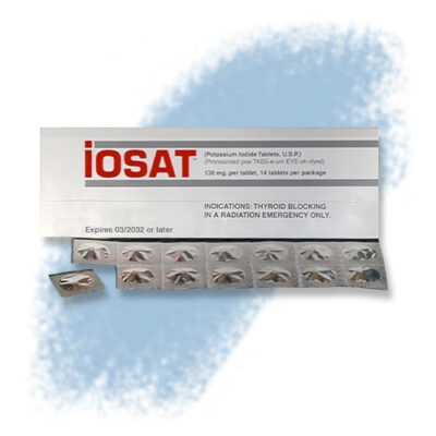 iOSAT Potassium Iodide 14 Tablets, 130 mg - In stock, ready to ship