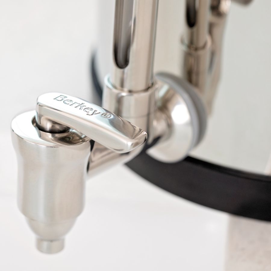 Berkey Stainless Water View Spigot Close Up