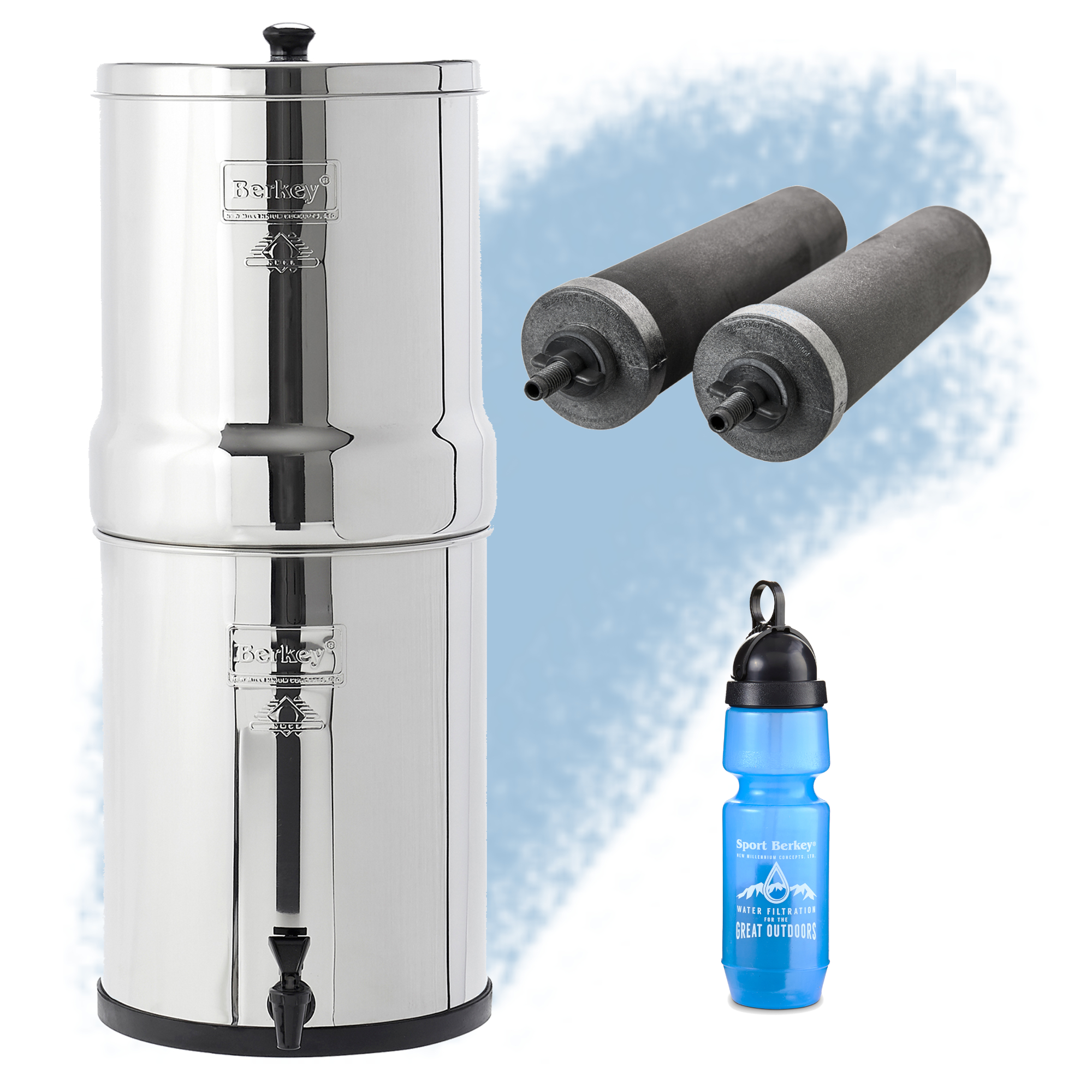 Royal Berkey System + Sport Berkey Explorer Bundle Royal Berkey System + Sport Berkey Explorer Bundle