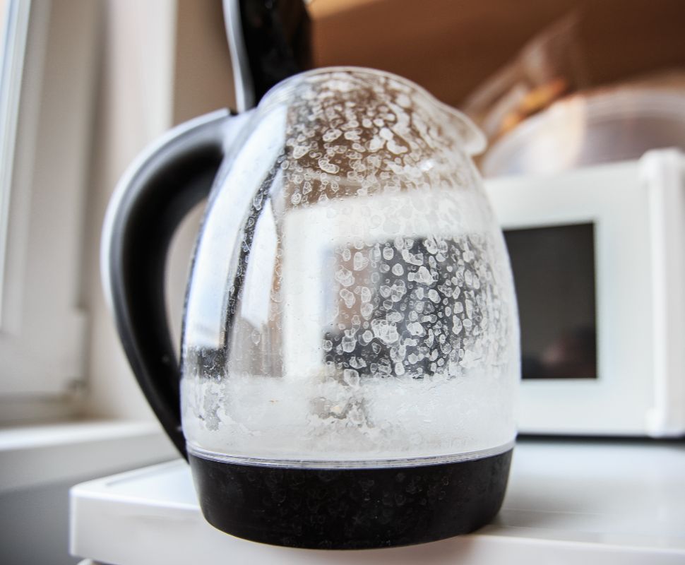 Why High Sediment Levels Make Berkey Filters Wear Out Faster Electric Kettle with boiling water.